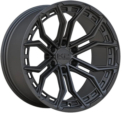 20X10 6X135 ET-12 CB87.1 SATIN BLACK RIDGE K2OFFROAD